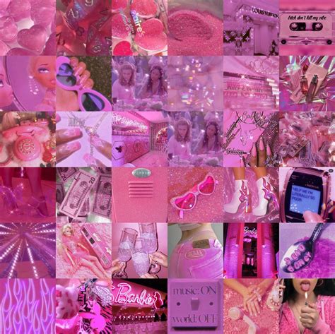 pink y2k aesthetic|2020 pink y2k collage laptop.